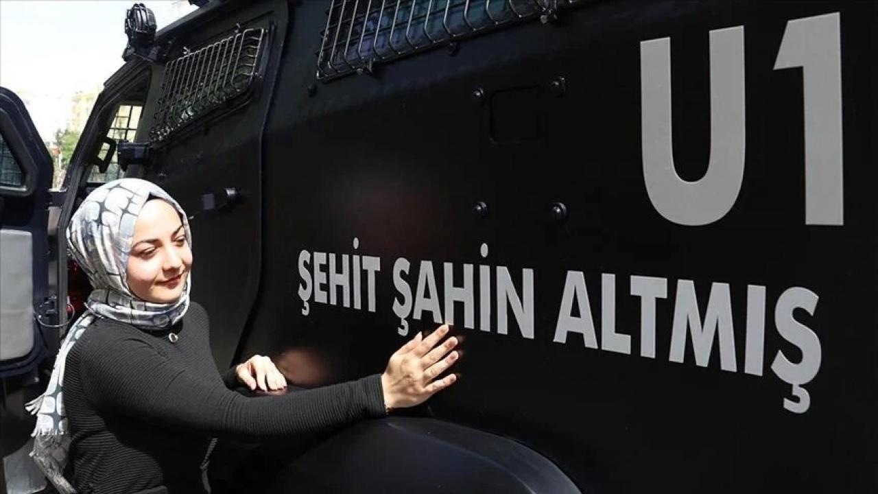 Adana’da şehit polisin adı kızının isteği üzerine zırhlı araca verildi