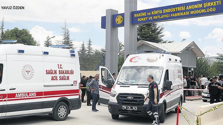 MKE fabrikasında patlama: 5 şehit