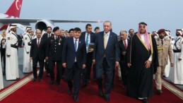 Cumhurbaşkanı Erdoğan Katar’ın başkenti Doha’da