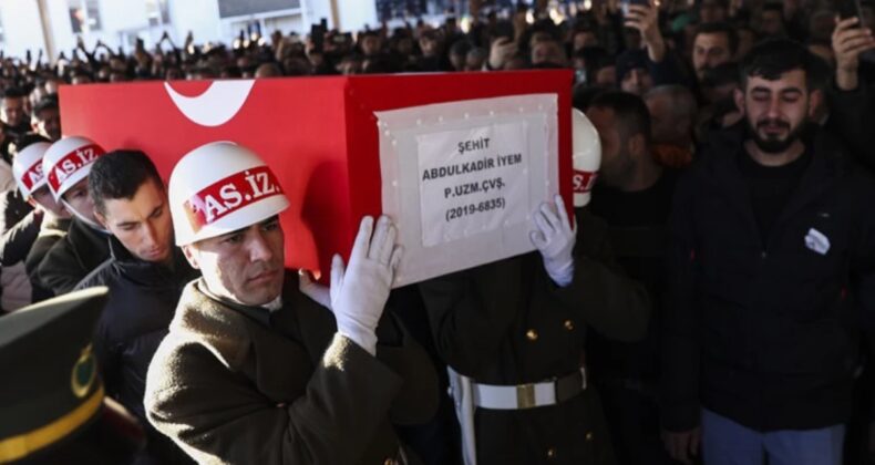 Pençe-Kilit Harekatı’nda şehit olan askerlerimiz son yolculuklarına uğurlandı